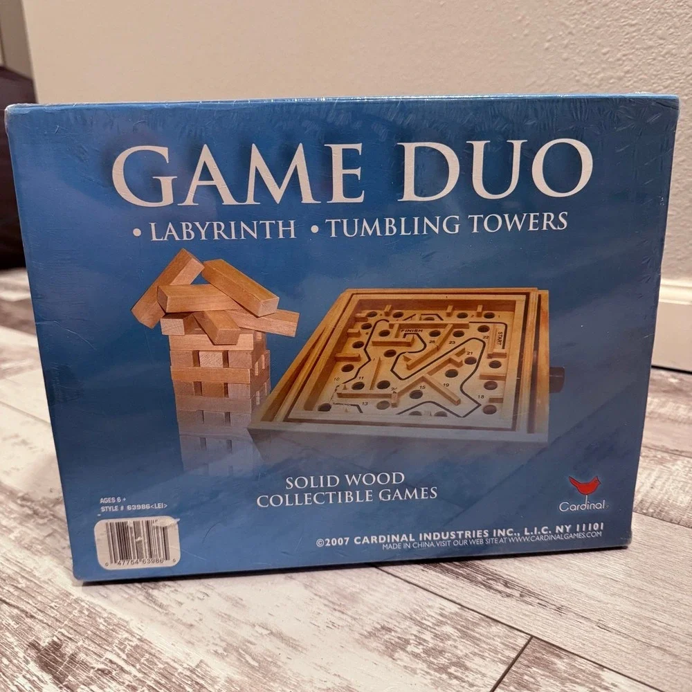 Cardinal Games Labyrinth Wooden Puzzle Set‎ SEALED